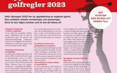 Uppdaterade golfregler 2023